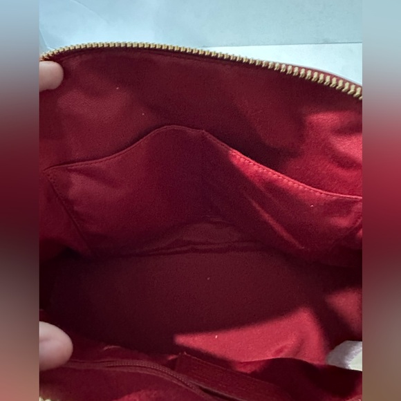 ❤️NWOT Coach Domed Cora Satchel with Crossbody Strap - Red with Brass Hardware - Picture 16 of 16
